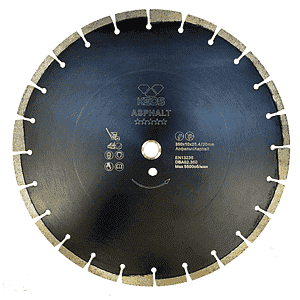 Диск алмазный по асфальту с лазерной сваркой Ø400 мм KEOS DBA02.400 Асфальтоукладчики